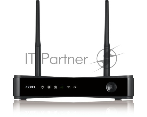 Маршрутизатор ZYXEL LTE3301 Indoor LTE Router, 802.11ac (2,4 и 5 GHz) up to 300+867 Mb/s, LTE/3G/2G, 2 SMA-F for external LTE antennas, 4xLAN GE (1xWAN GE), 1xUSB2.0