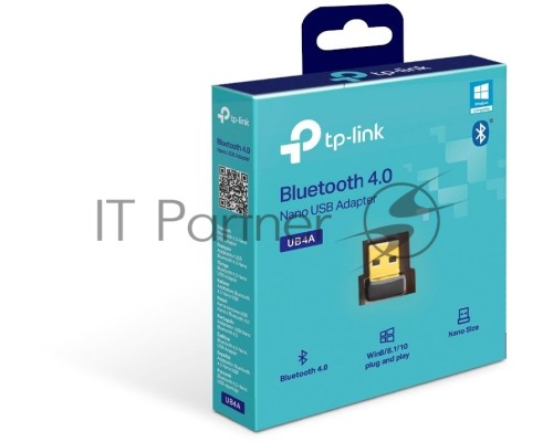 Сетевой адаптер TP-Link UB4A Bluetooth 4.0 Nano USB-адаптер, USB 2.0