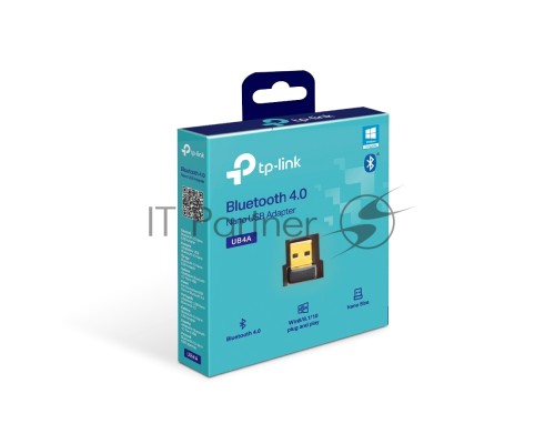 Сетевой адаптер TP-Link UB4A Bluetooth 4.0 Nano USB-адаптер, USB 2.0