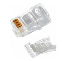 Rexant (05-1031) Разъем RJ-45(8P8C) под витую пару, UTP, CAT 6, с вставкой (50шт)