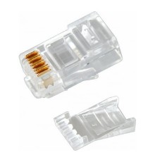 Rexant (05-1031) Разъем RJ-45(8P8C) под витую пару, UTP, CAT 6, с вставкой (50шт)
