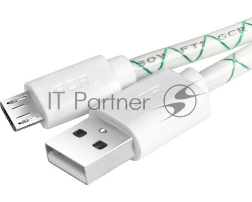 Кабель Greenconnect 2A 1.0m USB 2.0, AM/microB 5pin, бело-зеленый, белые коннекторы, 28/24 AWG, поддержка функции быстрой зарядки, GCR-UA9MCB3-BD-1.0m, морозостойкий. Кабель Greenconnect 2A 1.0m USB 2.0, AM/microB 5pin, бело-зеленый, белые коннекторы, 28/24 AWG, поддержка функции быстрой зарядки, GCR-UA9MCB3-BD-1.0m, морозостойкий.