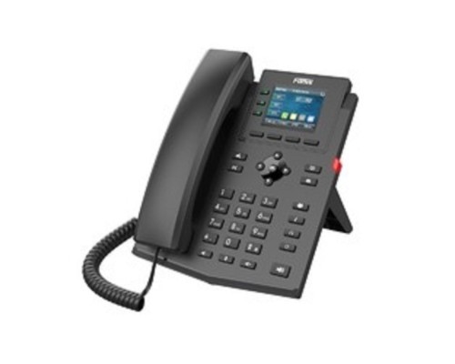 [VoIP-телефон] Fanvil X303  c б/п черный SIP телефон