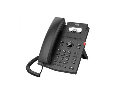 [VoIP-телефон] Fanvil X301G Телефон IP  c б/п черный