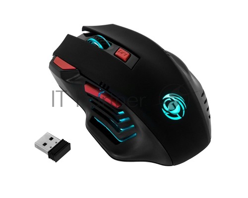 Мышь беспроводная Dialog Gan-Kata MRGK-14UR черный, 1600 dpi, радиоканал, USB, кнопки - 6