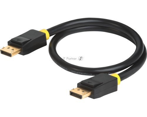 Кабель Greenconnect 2.0m DisplayPort v1.2, 20M/20M, черный, 28/28 AWG, GCR-DP2DP-2.0m Кабель Greenconnect 2.0m DisplayPort v1.2, 20M/20M, черный, 28/28 AWG, GCR-DP2DP-2.0m
