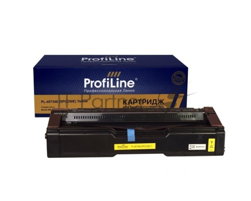 Картридж PL-407546 (SPC250E) для принтеров Ricoh Aficio SPC250/SPC260/SPC261 Yellow 1600 копий ProfiLine