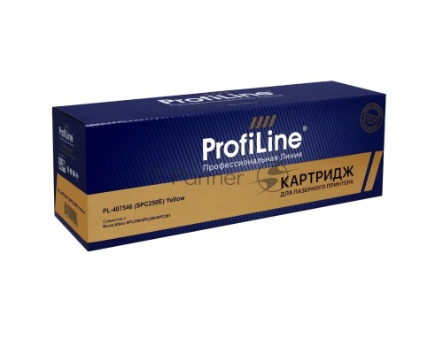 Картридж PL-407546 (SPC250E) для принтеров Ricoh Aficio SPC250/SPC260/SPC261 Yellow 1600 копий ProfiLine