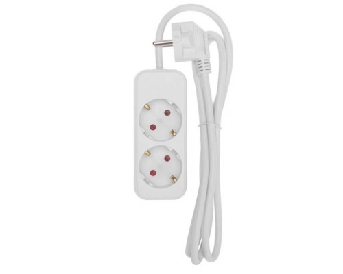 [удлинители] Rexant 13-4003 Удлинитель STANDARD 2 гнезда, 1,5м, 2х1,0мм?, б/з, белый