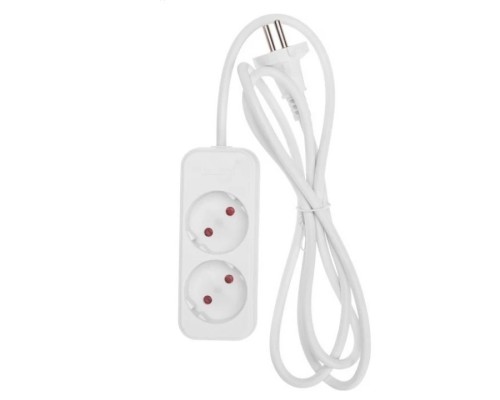 [удлинители] Rexant 13-4001 Удлинитель STANDARD 2 гнезда, 3м, 2х1,0мм?, б/з, белый