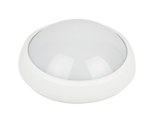 [ЭРА Светильники ЖКХ] ЭРА Б0036398 Светильник ЖКХ светодиодный SPB-1-12-MWS (W) IP54 12Вт 960Лм 4000К D180 КРУГ с регулируемым датчиком движения