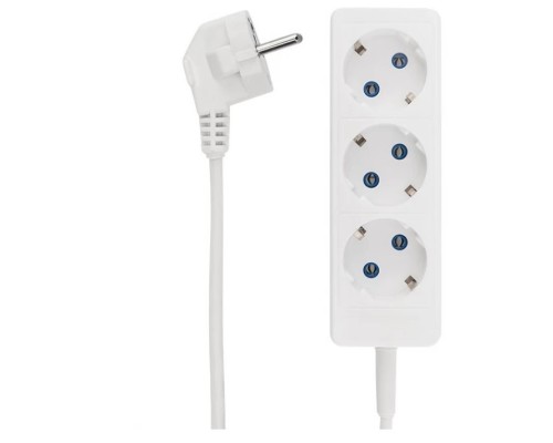 [удлинители] Rexant 13-4010 Удлинитель STANDARD 3 гнезда, 3м, 3х1,0мм?, с/з, белый