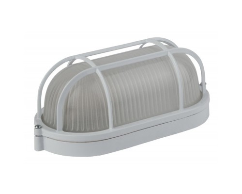 [ЭРА Светильники ЖКХ] ЭРА Б0048425 Светильник НБП 04-60-002 Акватермо алюминий/стекло решетка IP54 E27 max 60Вт 212х105 овал белый 