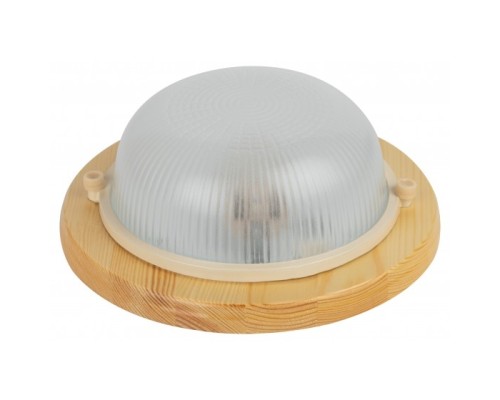 [ЭРА Светильники ЖКХ] ЭРА Б0048413 Светильник НБО 03-60-011 Кантри дерево/стекло IP54 E27 max 60Вт D220 круг клен