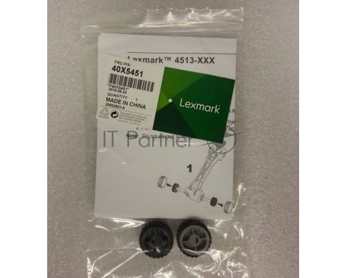 Комплект роликов захвата из кассеты в сборе для Lexmark E260/E46x/X264/X36x?X46x (совм), 2 шт/комп.