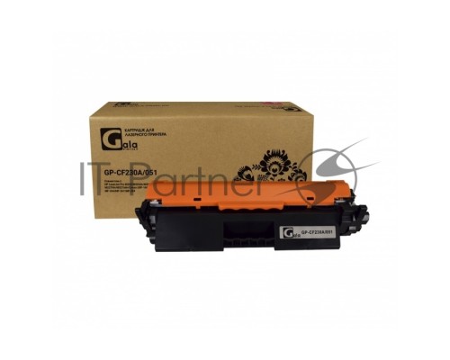 Картридж GalaPrint GP-CF230A/051 (№30A) чёрный (1600 стр.) для HP LaserJet Pro M203/M203dn/M203dw/M227/M227fdn/M227fdn/M227sdn/Canon LBP-160/LBP-162/MF-260/MF-264/MF-267/MF-269