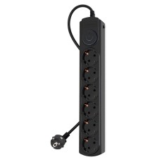 Ippon Сетевой фильтр BK-6-EU-3-10-B, 3м, черный {1804741}