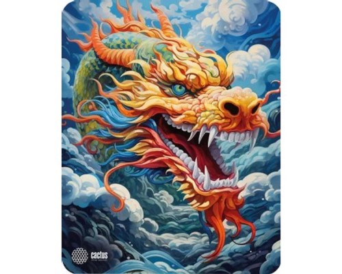 [Кактус коврики] Коврик для мыши Cactus Colorful Dragon 300x250x3мм (CS-MP-D07M)