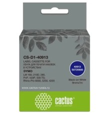 Картридж ленточный Cactus CS-D1-40913 40913 для Dymo LM 160, 210D, 280, PnP, 420P, 500 TS; Rhino Pro 6000, 5200, 4200