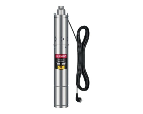[Бензоинструмент] Скважинный насос Зубр НСВ-75-70,  винтовой