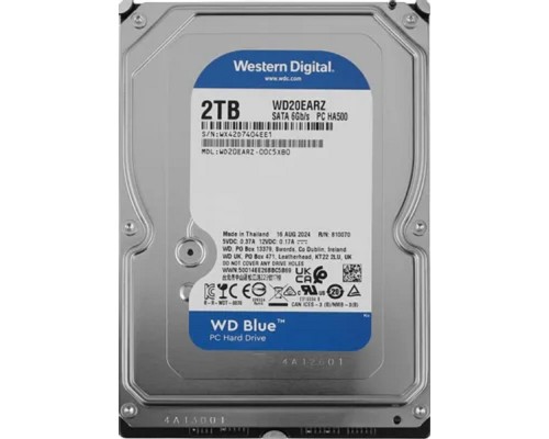 [Жесткий диск] 2TB WD Blue (WD20EARZ) {Serial ATA III, 5400 rpm, 64Mb buffer}