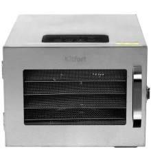 Сушка для фруктов и овощей Kitfort KT-1917 6под. 400Вт нержавеющая сталь