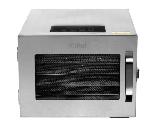 [Пылесос] Сушка для фруктов и овощей Kitfort KT-1917 6под. 400Вт нержавеющая сталь