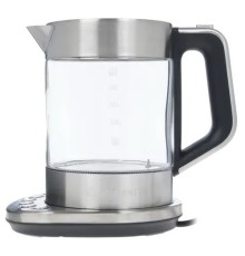 Чайник электрический KITFORT КТ-616, 2200Вт, серебристый и черный