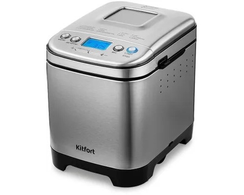 [Пылесос] Хлебопечь KitFort КТ-306,  серебристый