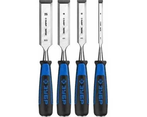 [Наборы] Набор стамесок Зубр 18097-H4,  4 предмета