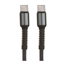 LDNIO LS631C/ USB кабель PD: Type-C--Type-C/ 1m/ 65W/ медь/ Нейлоновая оплетка/ Gray