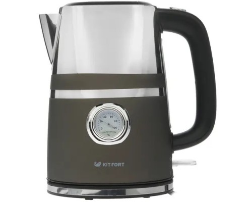 [Пылесос] Чайник электрический KITFORT КТ-670-1, 2200Вт, графит