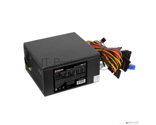 Блок питания Exegate EX282073RUS  550W 550PPX RTL, ATX, black, APFC, 14cm, 24p+(4+4)p PCI-E,4*IDE,5*SATA, FDD