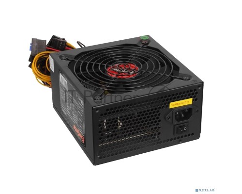 Блок питания Exegate EX282073RUS  550W 550PPX RTL, ATX, black, APFC, 14cm, 24p+(4+4)p PCI-E,4*IDE,5*SATA, FDD