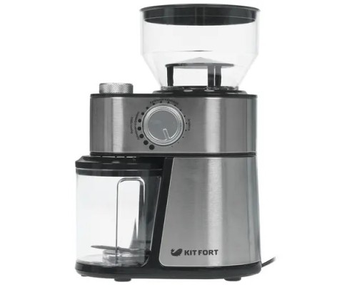 [Пылесос] Кофемолка KITFORT КТ-717,  нержавеющая сталь