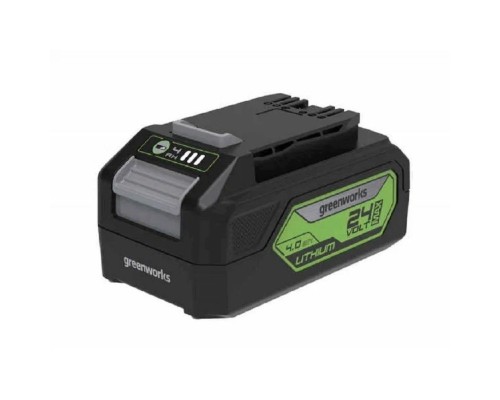 [Аккумуляторы и зарядные устройства] Greenworks Аккумулятор G24B4II, { 24v, li-ion, 4 А·ч, пиковый ток 55А } [2938407]