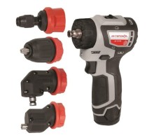 ИНТЕРСКОЛ ДА-10/12В 36 КомбиМАКС бесщеточная аккум. дрель-шуруп [687.2.2.79] { Li-ion, кейс, 2 аккум., 2Ач, 4 насадки }