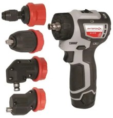 ИНТЕРСКОЛ ДА-10/12В 36 КомбиМАКС бесщеточная аккум. дрель-шуруп [687.2.2.78] { Li-ion, сумка, 2 аккум., 2Ач, 4 насадки }