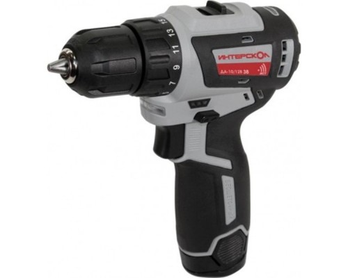 [Дрель, Шуруповерт] ИНТЕРСКОЛ  ДА-10/12В 38 МиниМАКС бесщеточная аккум. дрель-шуруповерт [757.2.2.45] { Li-ion, кейс, 2 аккум., 2,5Ач, ЗУ }