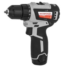 ИНТЕРСКОЛ  ДА-10/12В 38 МиниМАКС бесщеточная аккум. дрель-шуруповерт [757.3.2.40] { Li-ion, кейс, 2 аккум., 3,0Ач, ЗУ }