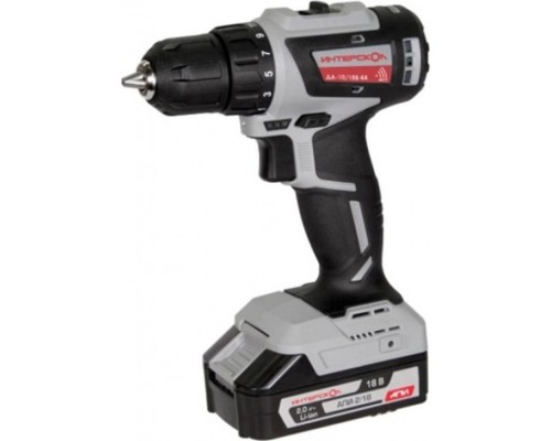 [Дрель, Шуруповерт] ИНТЕРСКОЛ ДА-10/18В 44 МиниМАКС бесщеточная аккум. дрель-шуруповерт Li-ion АПИ [759.2.2.45] { кейс, 2 аккум. 2,5Ач, ЗУ }