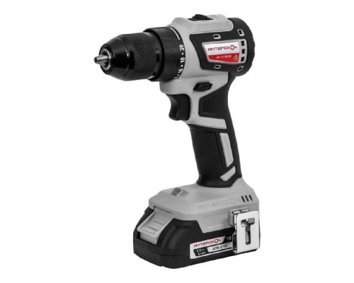 [Дрель, Шуруповерт] ИНТЕРСКОЛ ДА-13/18В 50 бесщеточная аккум. дрель-шуруп. Li-ion АПИ [776.2.2.70] { кейс, 2 аккум. 2Ач, ЗУ }