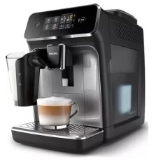 PHILIPS EP2236/40 Кофемашина с встроенным капучинатором LatteGo, серебристый/черный