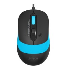 Мышь проводная A4Tech Fstyler FM10 черный/синий, 1600 dpi, USB, кнопки - 4