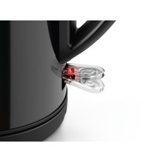 Чайник электрический Bosch TWK3P423 1.7л. 2400Вт черный (корпус: нержавеющая сталь)