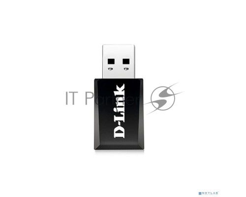 Сетевой адаптер WiFi D-Link DWA-182/RU/E1A USB 3.0 (ант.внутр.) 1ант.