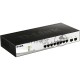 Коммутатор D-Link DGS-1210-10/FL1A, L2 Managed Switch with  8 10/100/1000Base-T ports and 2 1000Base-X SFP ports.8K Mac address, 802.3x Flow Control, 256 of 802.1Q VLAN, VID range 1-4094, 802.1p Priority Queues