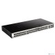 Коммутатор D-Link DGS-1210-52/FL1A, L2 Managed Switch with 48 10/100/1000Base-T ports and 4 100/1000Base-T/SFP combo-ports.16K Mac address, 802.3x Flow Control, 256 of 802.1Q VLAN, VID range 1-4094, 802.1p Prio