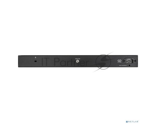 Коммутатор D-Link DGS-1210-52/FL1A, L2 Managed Switch with 48 10/100/1000Base-T ports and 4 100/1000Base-T/SFP combo-ports.16K Mac address, 802.3x Flow Control, 256 of 802.1Q VLAN, VID range 1-4094, 802.1p Prio