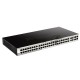 Коммутатор D-Link DGS-1210-52/FL1A, L2 Managed Switch with 48 10/100/1000Base-T ports and 4 100/1000Base-T/SFP combo-ports.16K Mac address, 802.3x Flow Control, 256 of 802.1Q VLAN, VID range 1-4094, 802.1p Prio